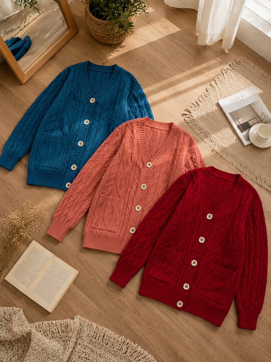 ژاکت بافت زنانه کد 418858