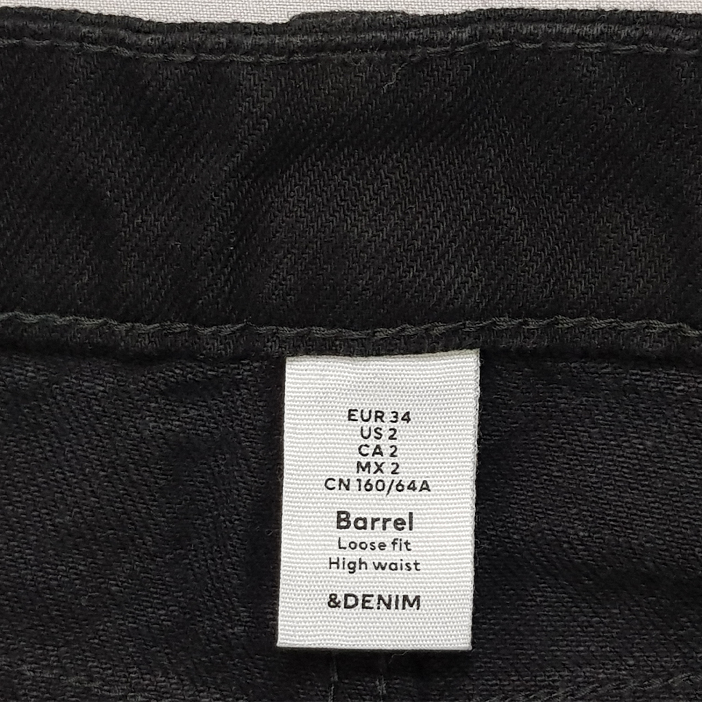 شلوار جینز زنانه 30010 سایز 34 تا 46 مارک H&M