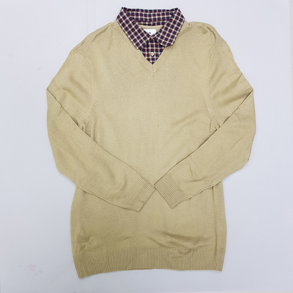 بافت یقه دار مردانه 29901 کد 1 مارک C&A