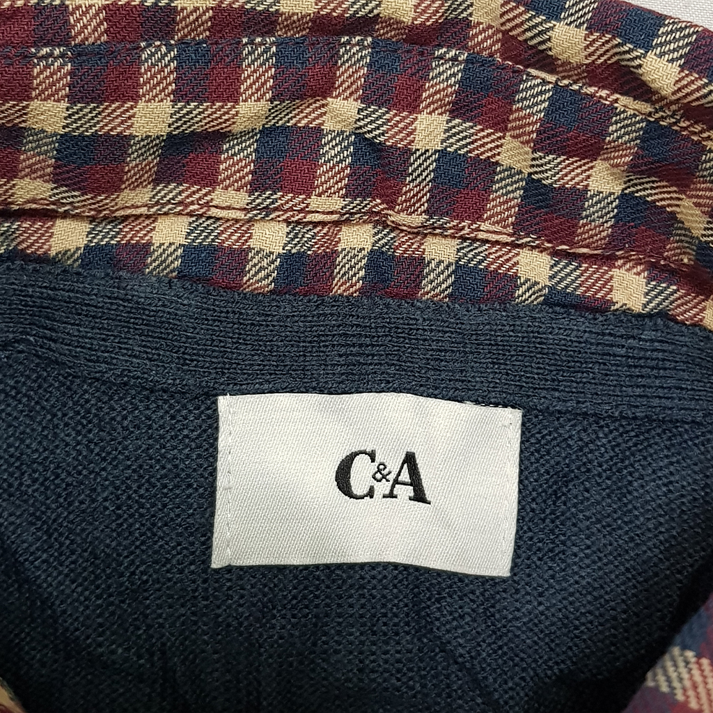 بافت یقه دار مردانه 29901 کد 1 مارک C&A