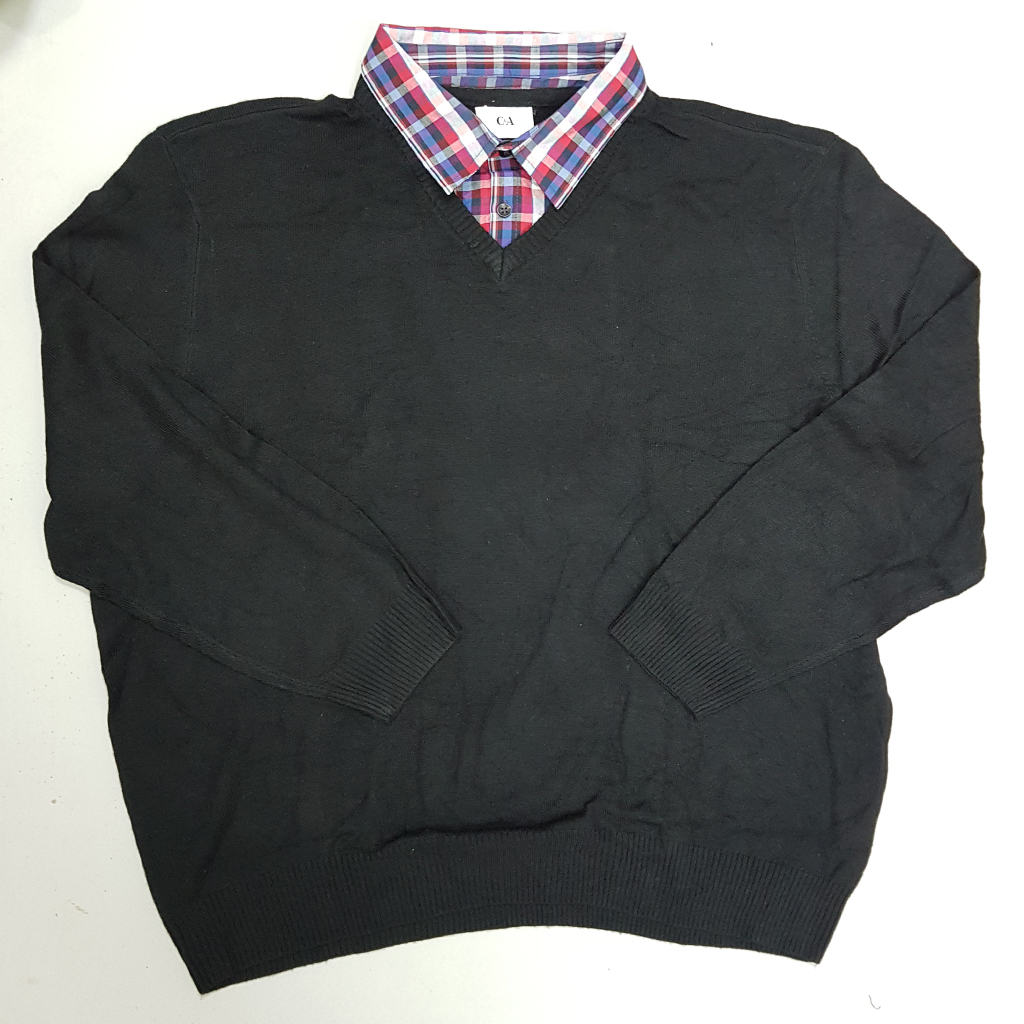 بافت یقه دار مردانه 29901 کد 1 مارک C&A