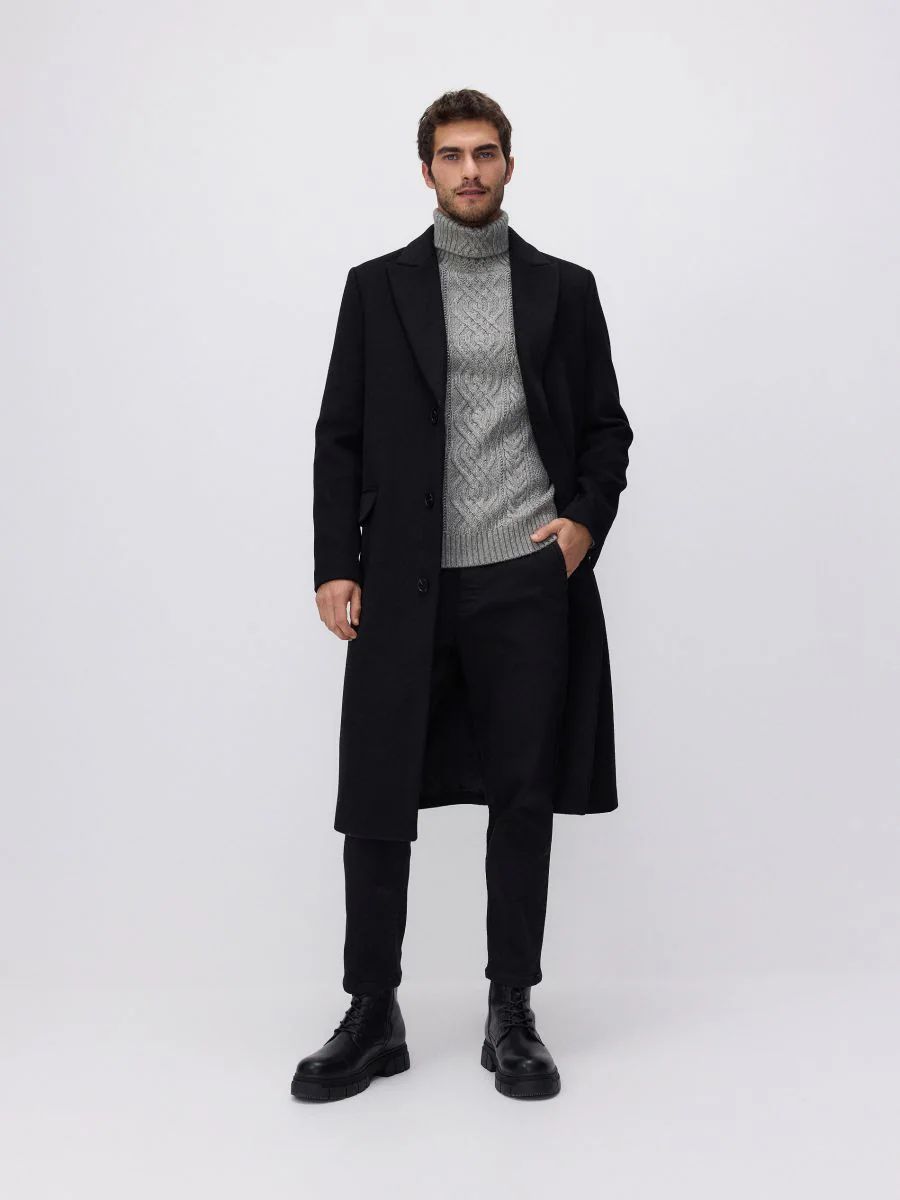 بافت یقه اسکی مردانه 29901 کد 4