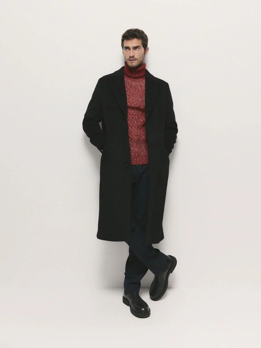 بافت یقه اسکی مردانه 29901 کد 4