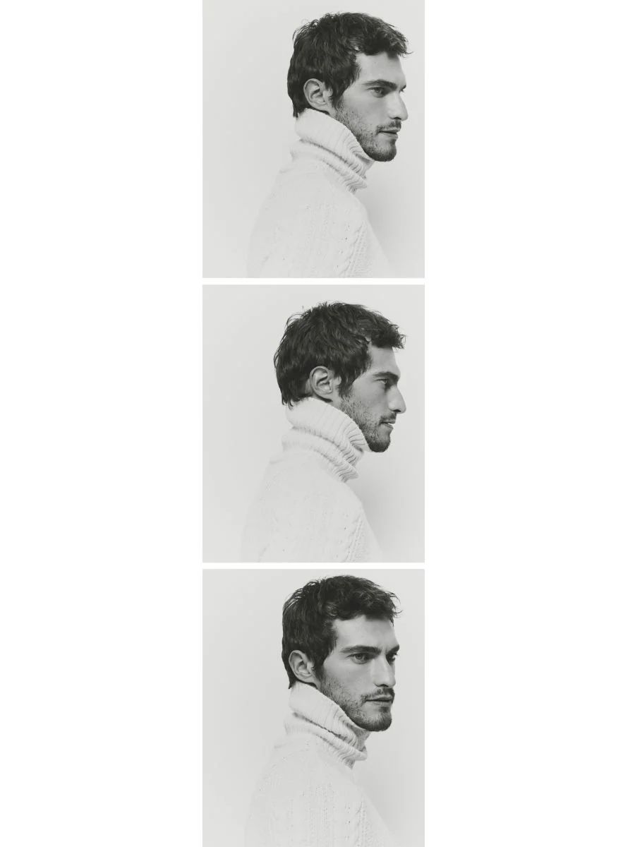 بافت یقه اسکی مردانه 29901 کد 4