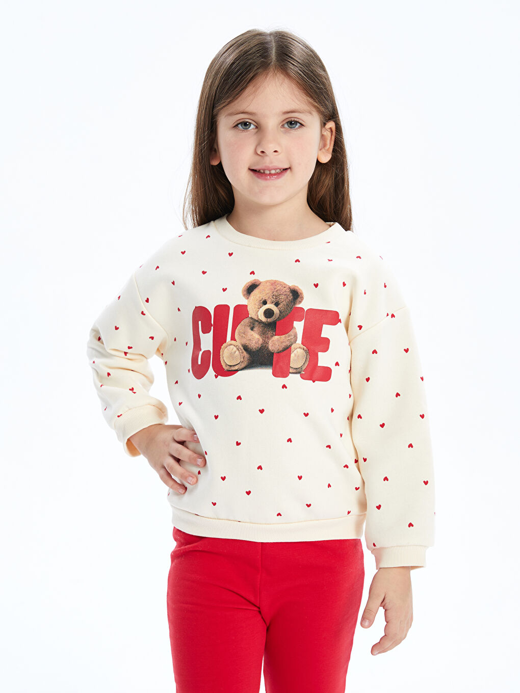 پلیور دخترانه 30059 سایز 9 ماه تا 8 سال مارک LC WAIKIKI