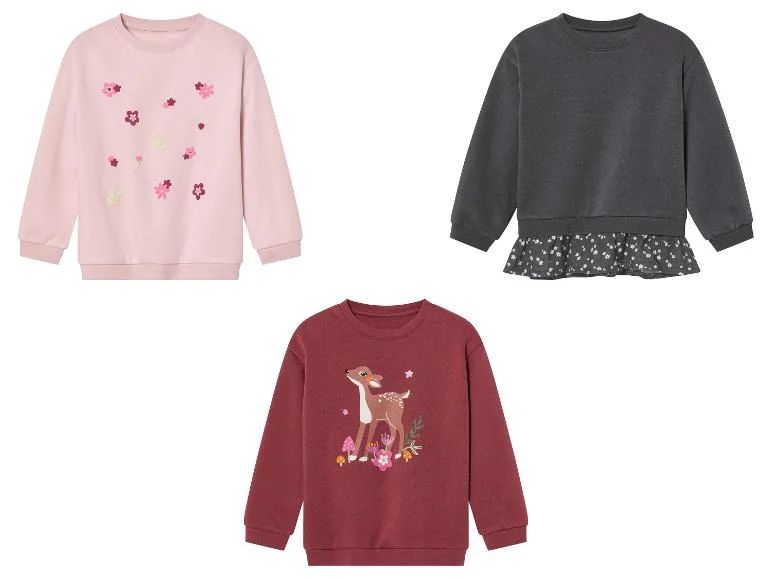 پلیور دخترانه 30042 سایز 3 تا 8 سال مارک LUPILU