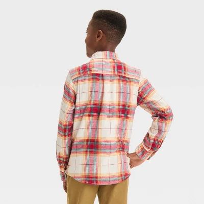 پیراهن پسرانه 30054 سایز 4 تا 14 سال کد 1 مارک Cat&Jack