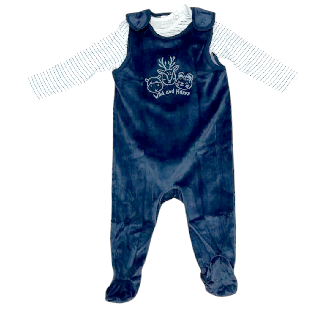 ست 2 تکه زیر دکمه و بیلر نوزادی برند لوپیلو کد 2205684