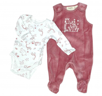 ست 2 تکه زیر دکمه و بیلر نوزادی برند لوپیلو کد 2205684