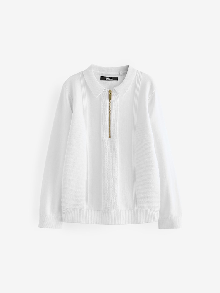 بافت نیم زیپ بچگانه 30131 سایز 3 تا 16 سال مارک NEXT   *