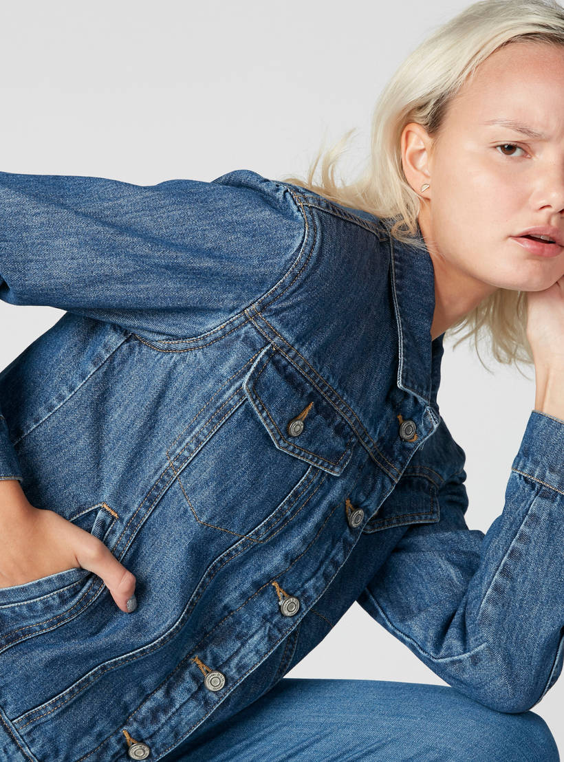 کت جینز زنانه 30124 مارک Splash