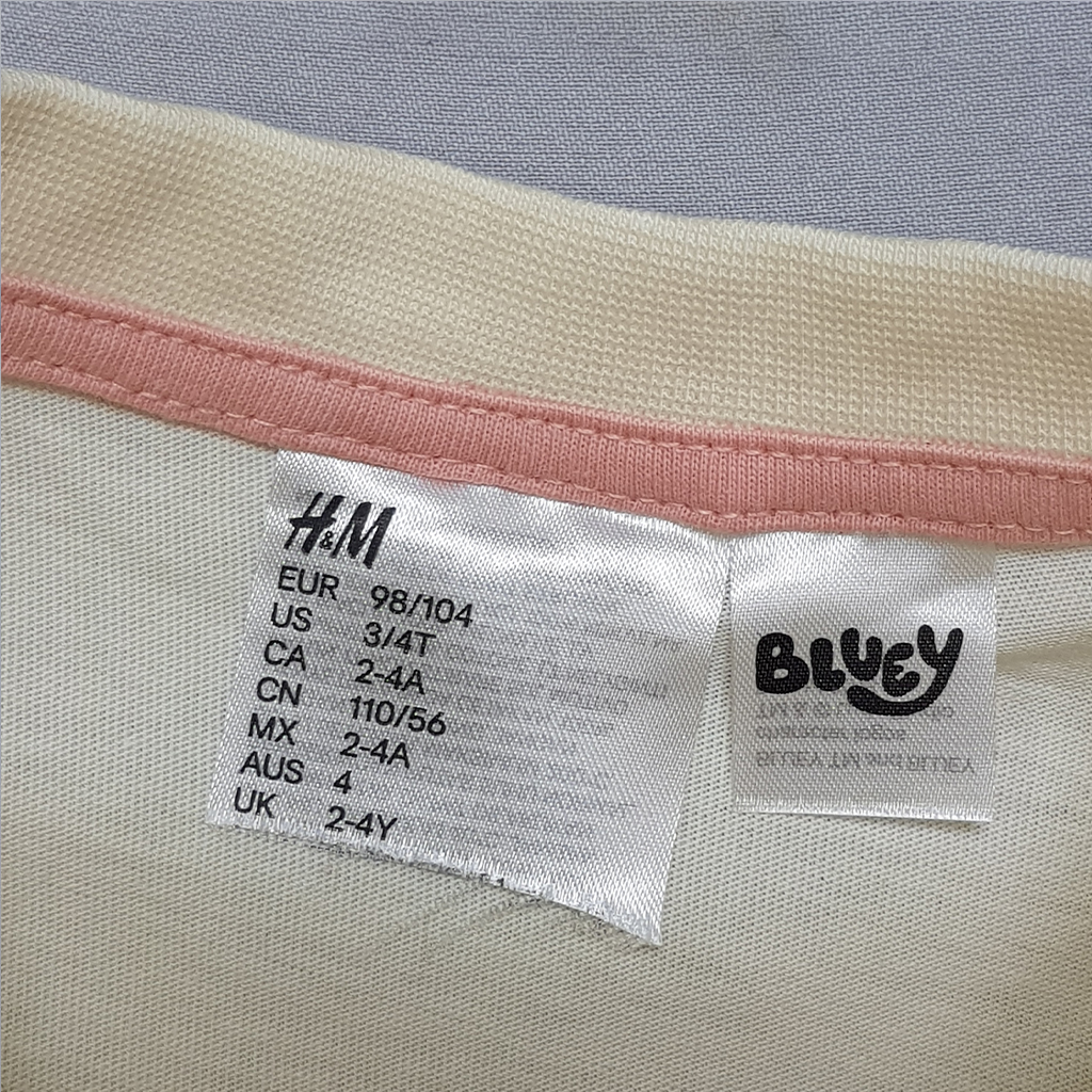 ست دخترانه 29600 سایز 1.5 تا 10 سال کد 2 مارک H&M