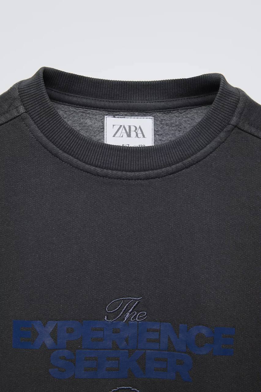 پلیور توپنبه ای پسرانه 30177 سایز 6 تا 14 سال مارک ZARA