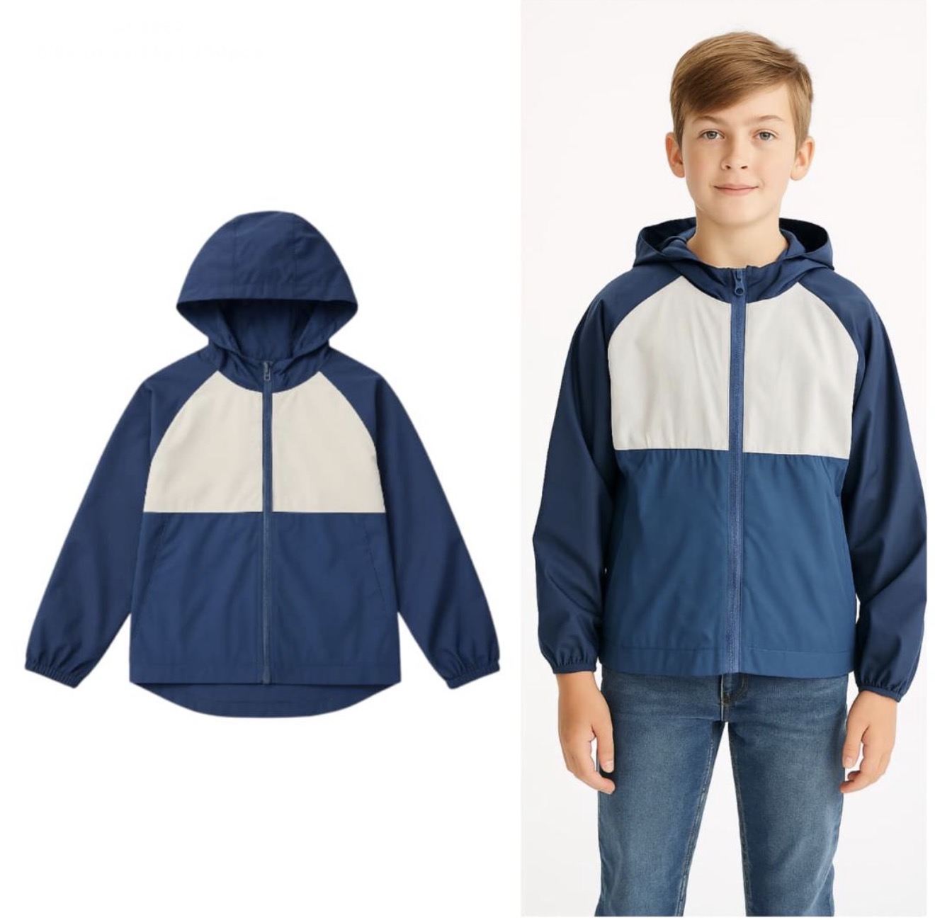 بارانی پسرانه 30180 سایز 5 تا 14 سال مارک LC WAIKIKI