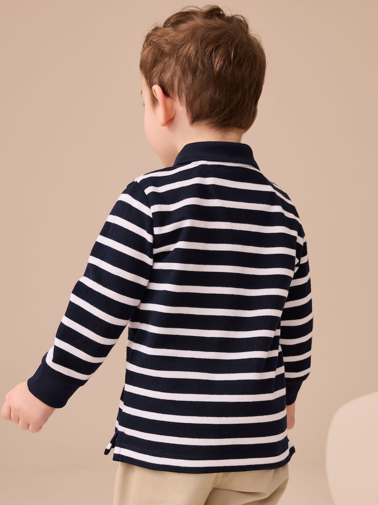 بلوز یقه دار پسرانه 30282 سایز 6 ماه تا 7 سال مارک Next