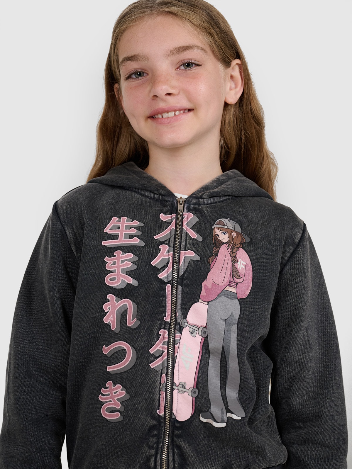 سویشرت دخترانه 30259 سایز 8 تا 14 سال مارک 4f