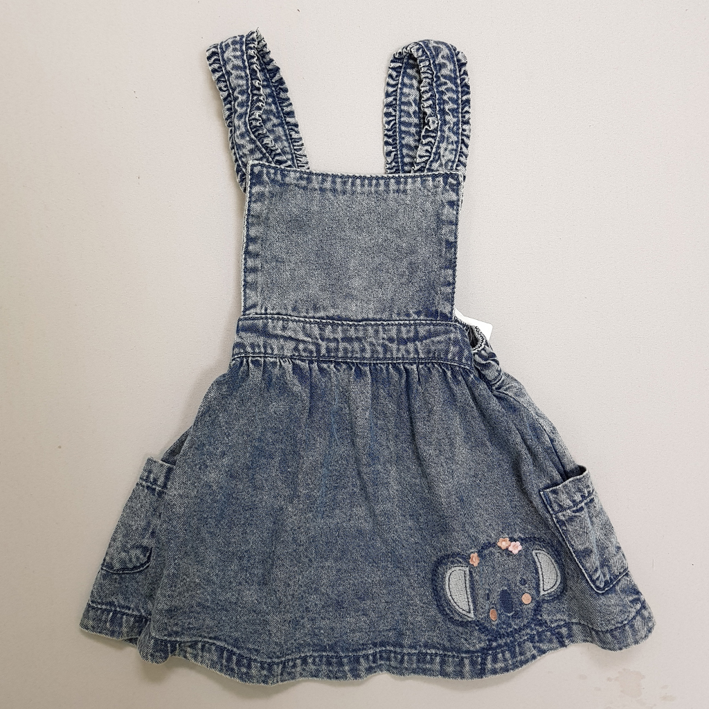 سارافون پیشبندار دخترانه 30247 سایز 1 ماه تا 6 سال مارک MotherCare