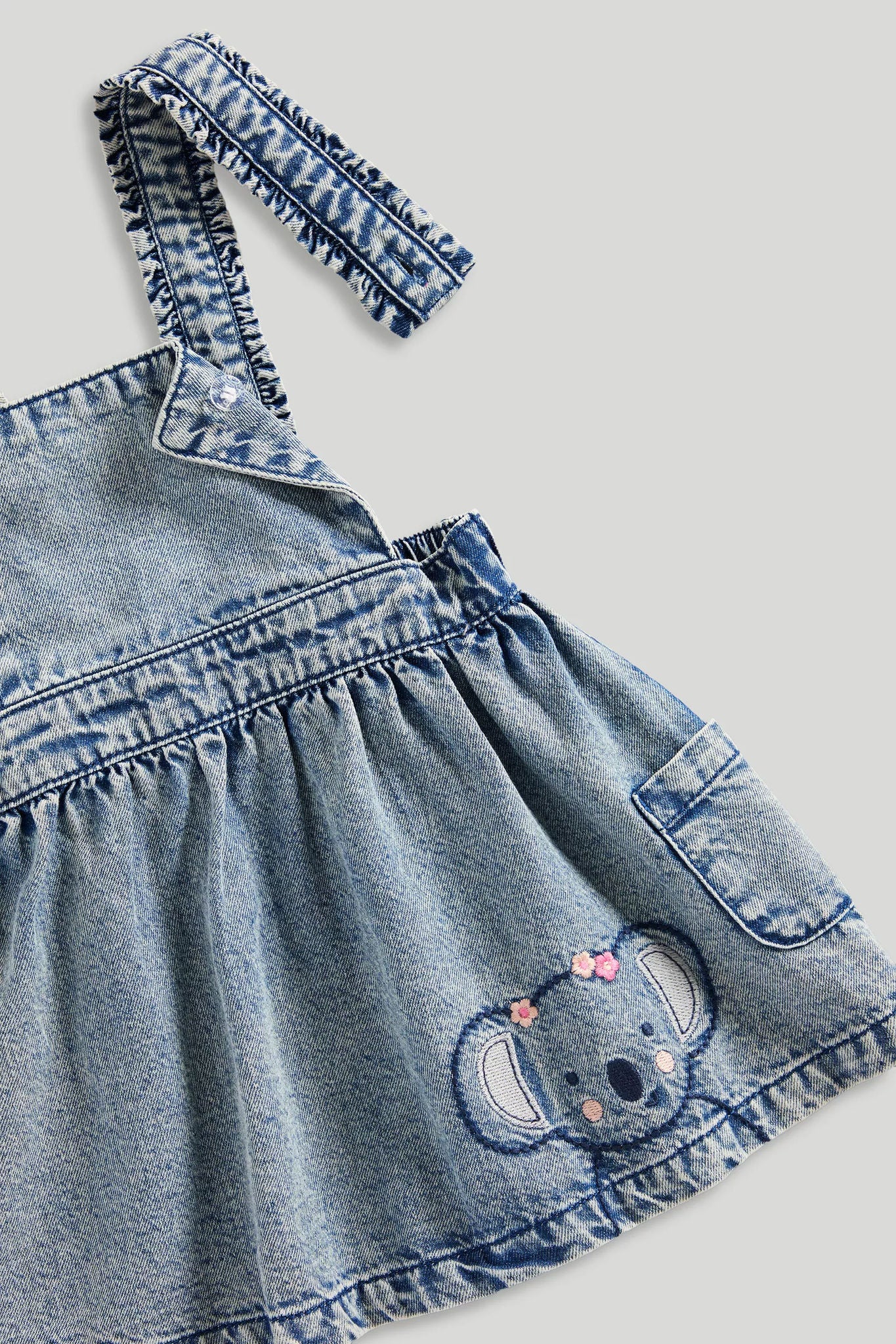 سارافون پیشبندار دخترانه 30247 سایز 1 ماه تا 6 سال مارک MotherCare