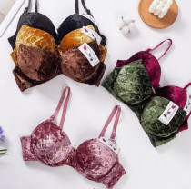 سوتین مخمل دیور جک دار زنانه کد 419045