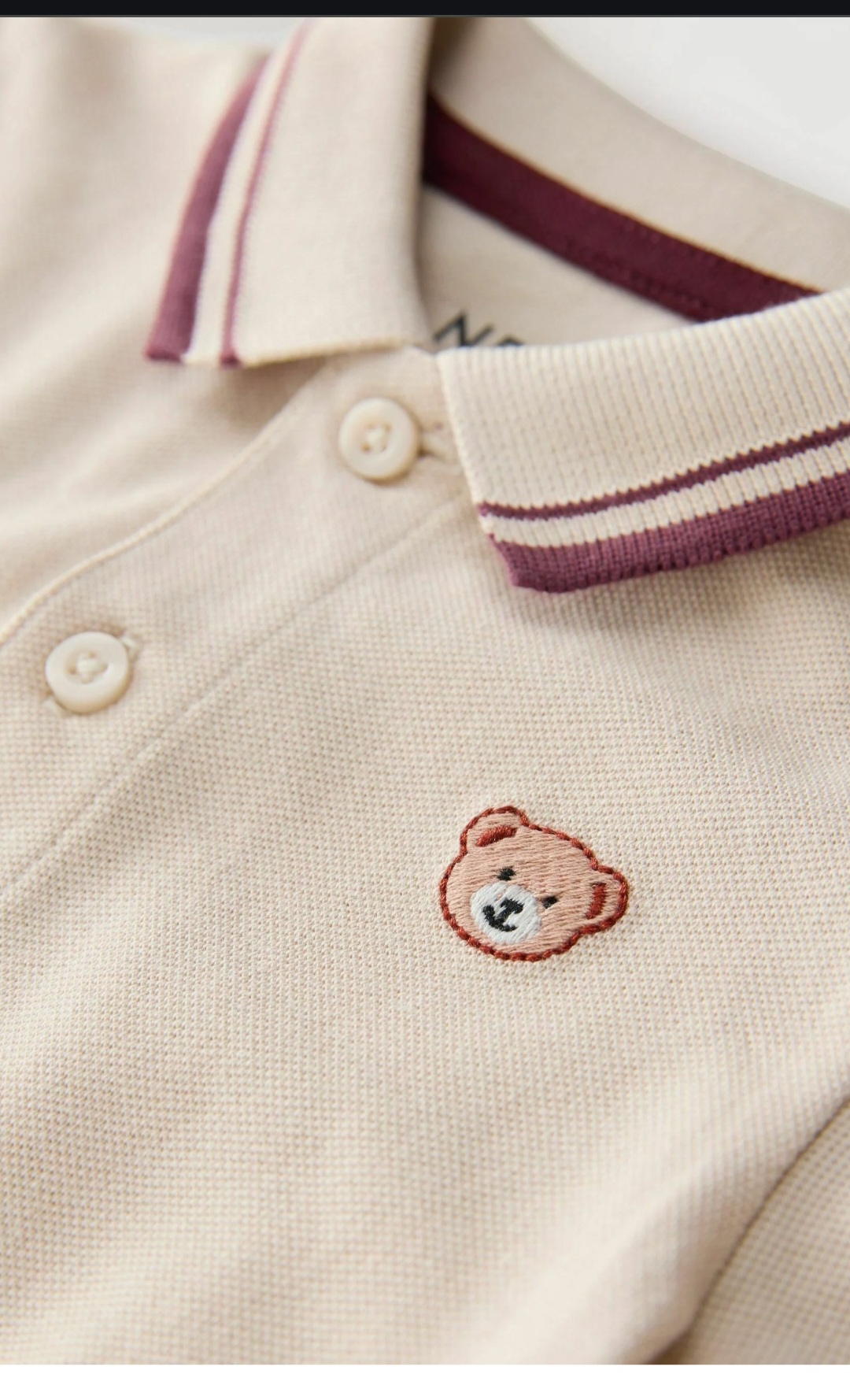 بلوز یقه دار پسرانه 30281 سایز 3 ماه تا 7 سال مارک NEXT