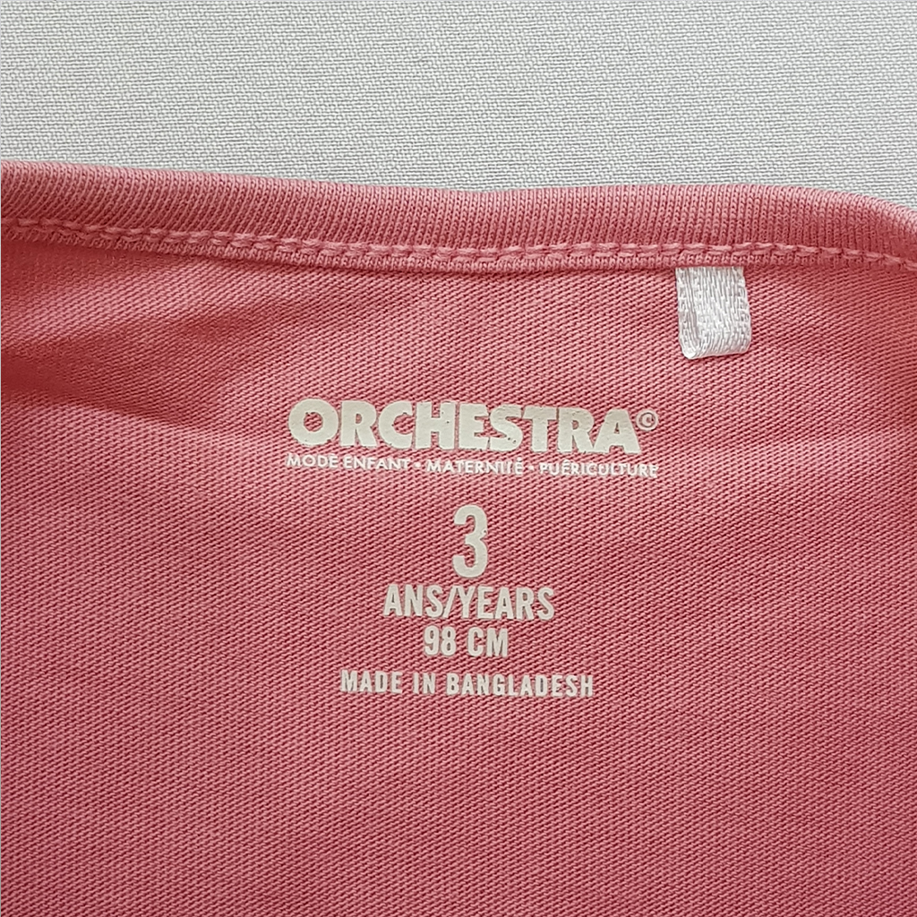 بلوز دخترانه 30350 سایز 3 تا 12 سال مارک Orchestra