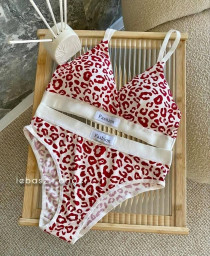 ست نیم تنه شورت پلنگی زنانه کد 419105