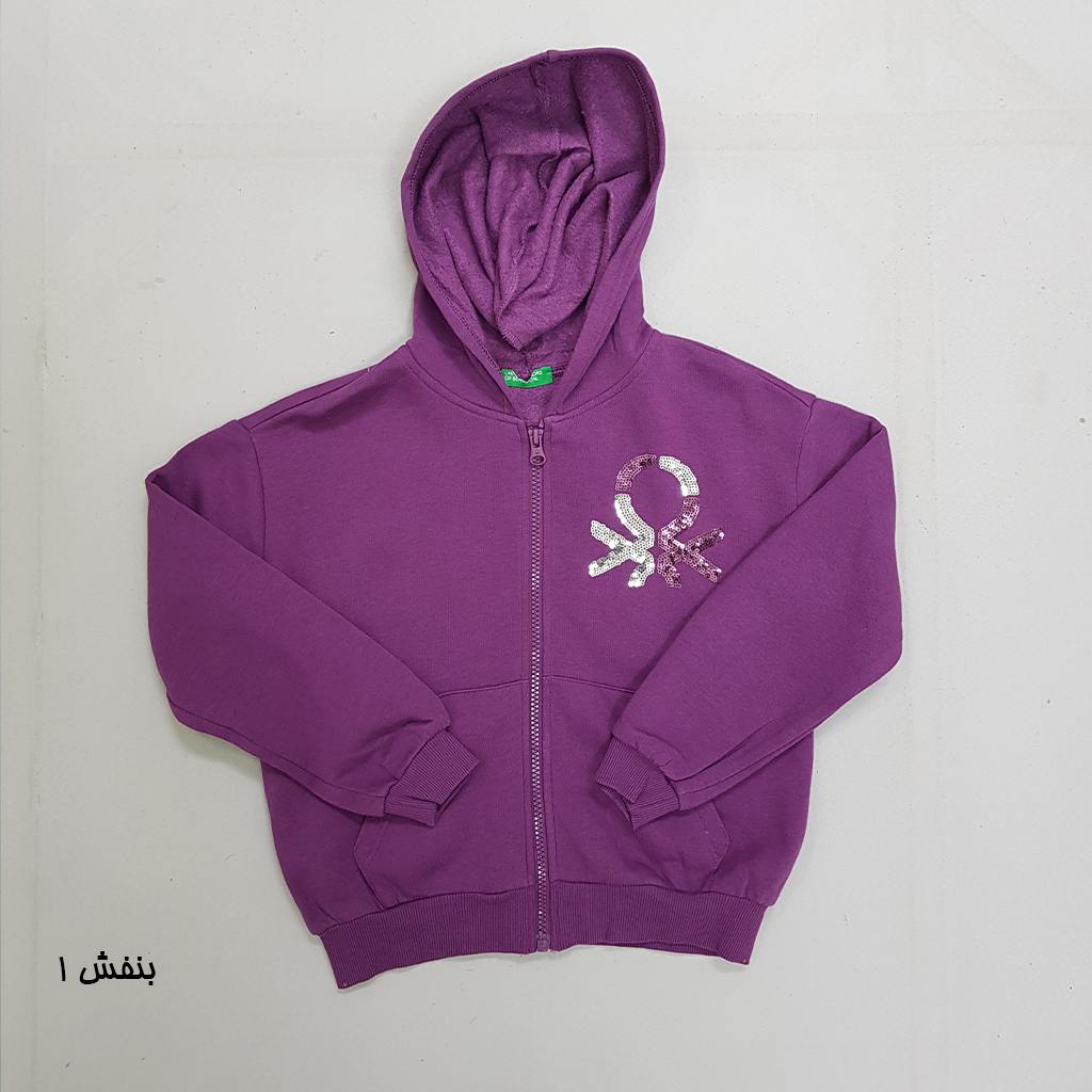 سویشرت دخترانه 30249 سایز 4 تا 14 سال مارک United Colors Of Benetton