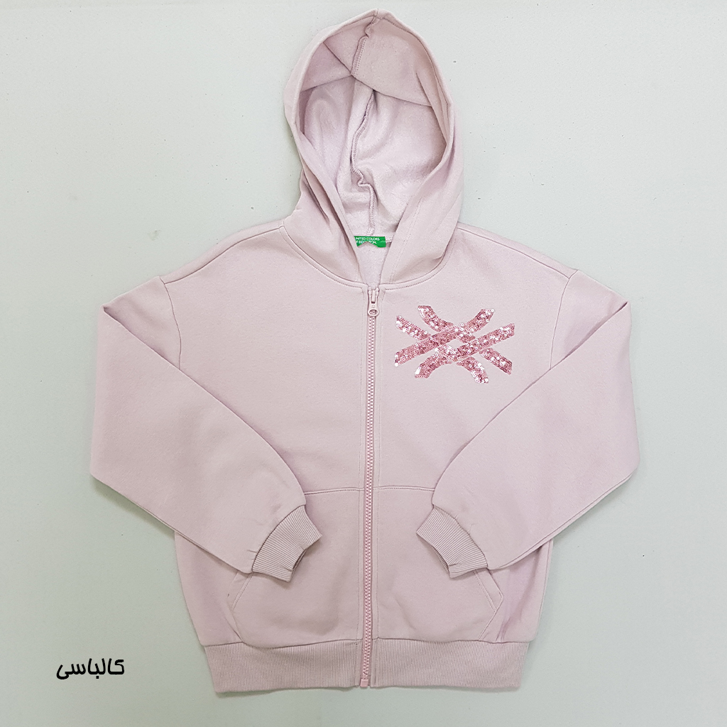 سویشرت دخترانه 30249 سایز 4 تا 14 سال مارک United Colors Of Benetton