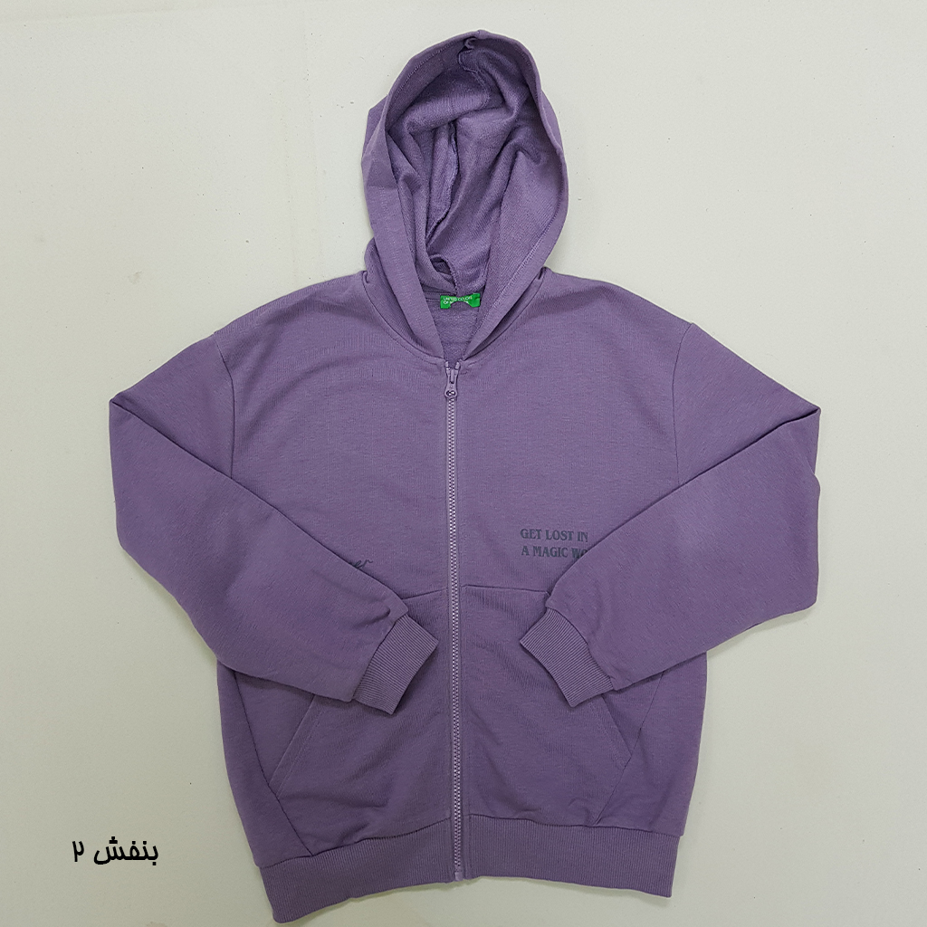 سویشرت دخترانه 30249 سایز 4 تا 14 سال مارک United Colors Of Benetton