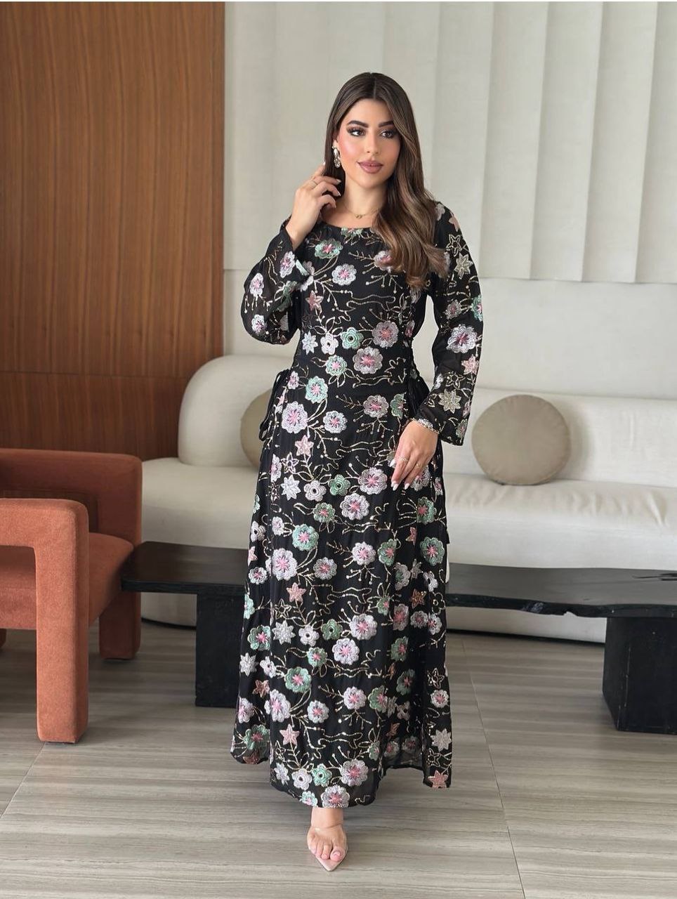 لباس بلند زنانه کد 419135