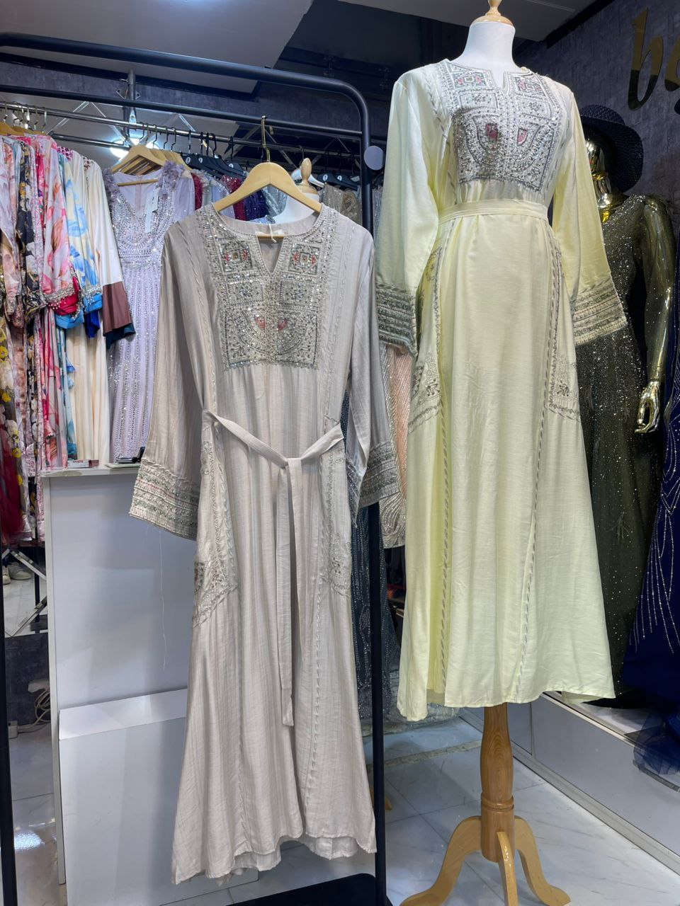 لباس بلند نخی زنانه کد 419138