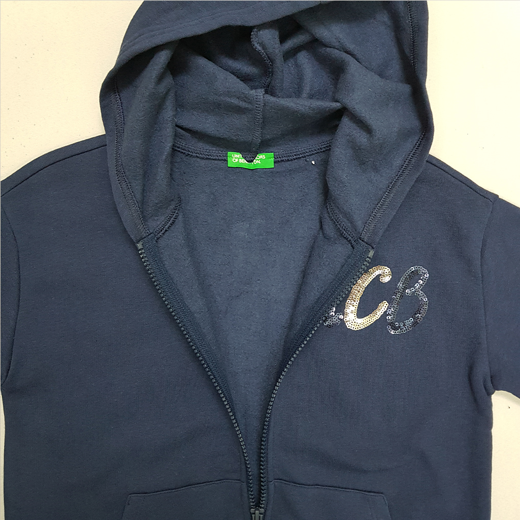 سویشرت دخترانه 30250 سایز 6 تا 14 سال کد 3 مارک United Colors Of Benetton