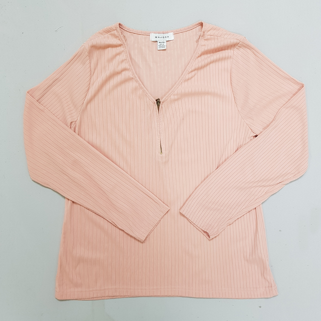 بافت نیم زیپ زنانه 30363 کد 1 مارک MAJORA