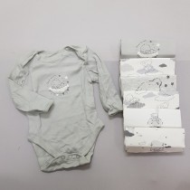 بادی هفت عددی آستین بلند پسرانه 37500 سایز 3 تا 24 ماه مارک Fox&Bunny   *