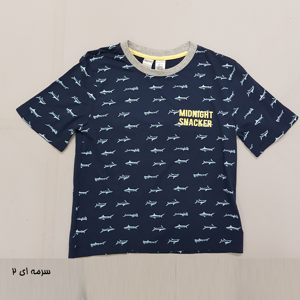 تی شرت پسرانه 35482 سایز 7 تا 12 سال کد 1 مارک anko