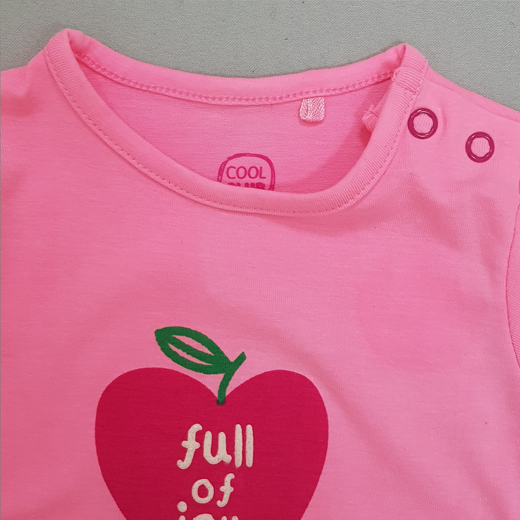 بادی دخترانه 37306 سایز 6 تا 9 ماه کد 2 مارک COOL CLUB