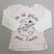 بلوز دخترانه 28460 سایز 3 تا 24 ماه کد 11