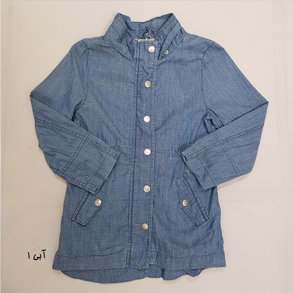 مانتو جینز دخترانه 33444 سایز 1.5 تا 10 سال مارک H&M