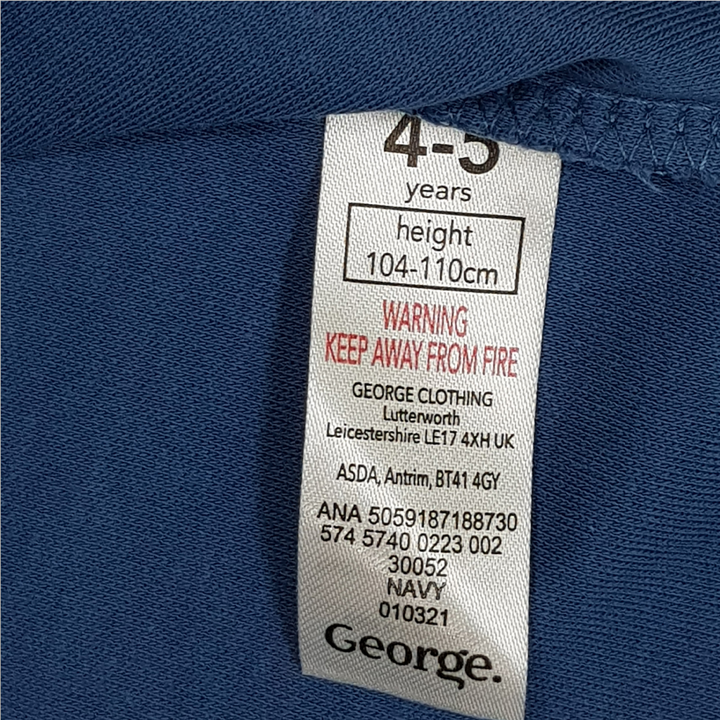 تی شرت پسرانه 35482 سایز 9 ماه تا 13 سال کد 3 مارک George   *