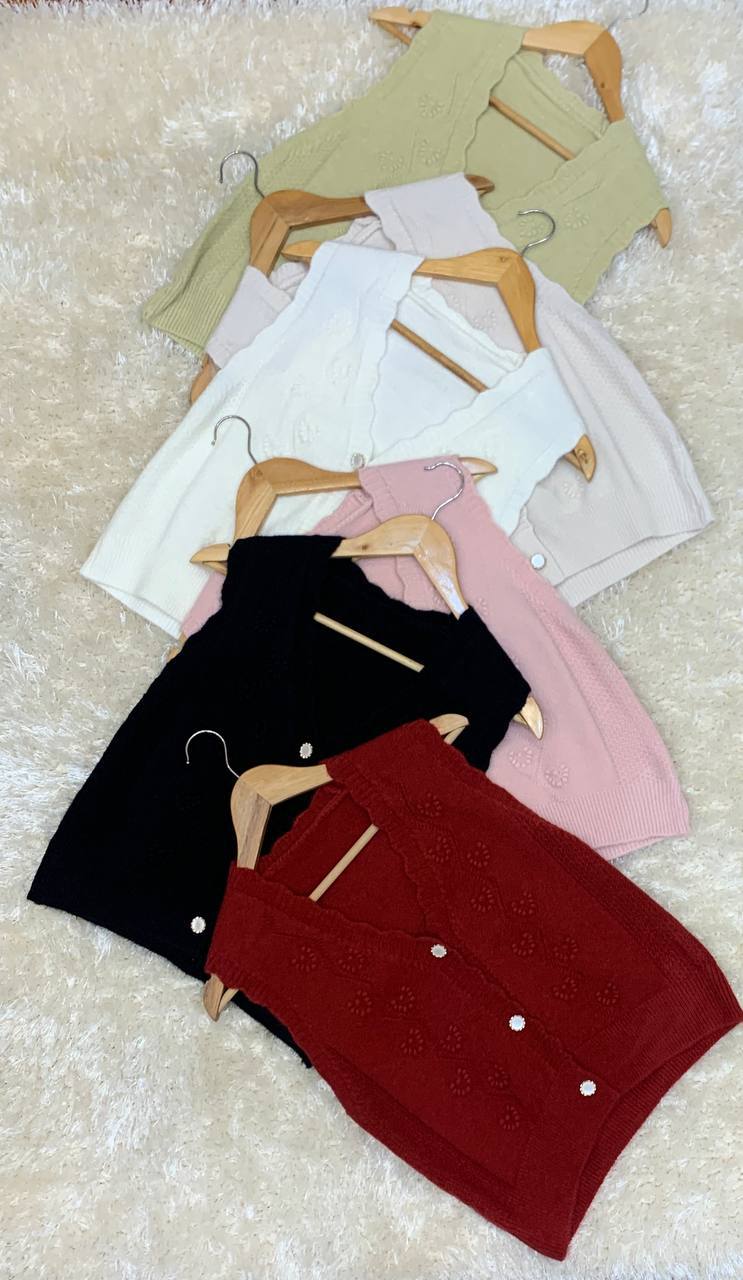 جلیقه بافت زنانه کد 419224