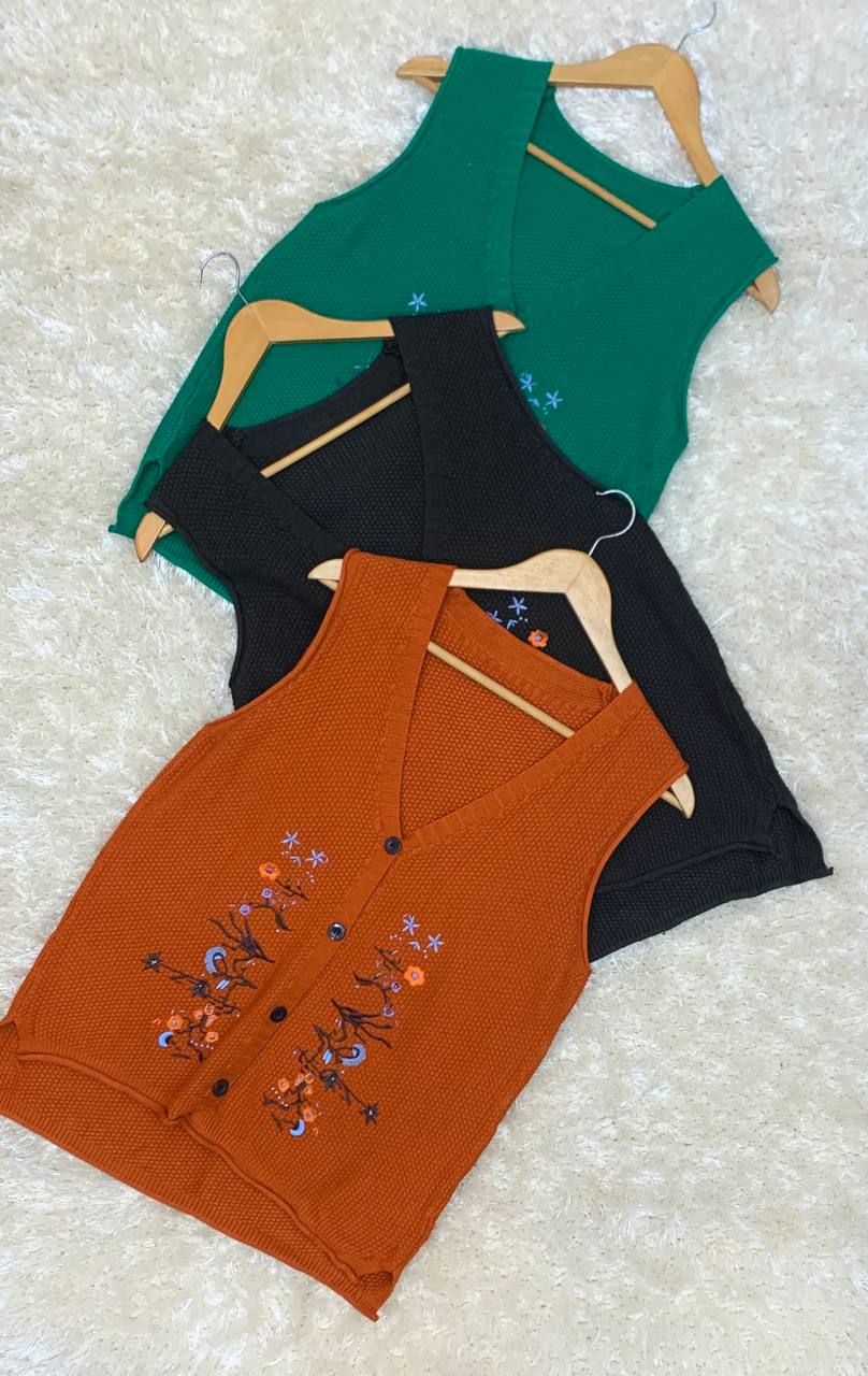 جلیقه بافت زنانه کد 419229