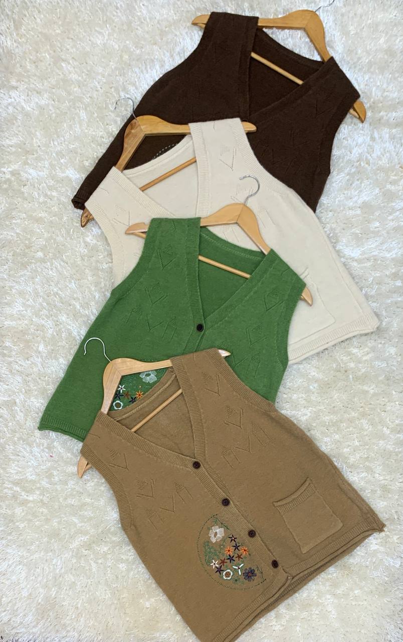 جلیقه بافت زنانه کد 419231