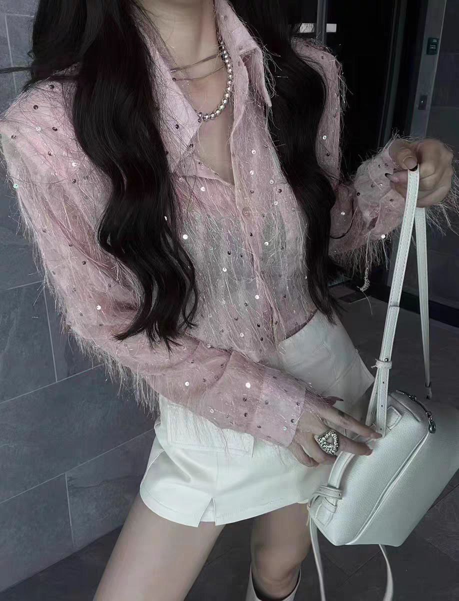 شومیز مجلسی کراپی زنانه کد 419262