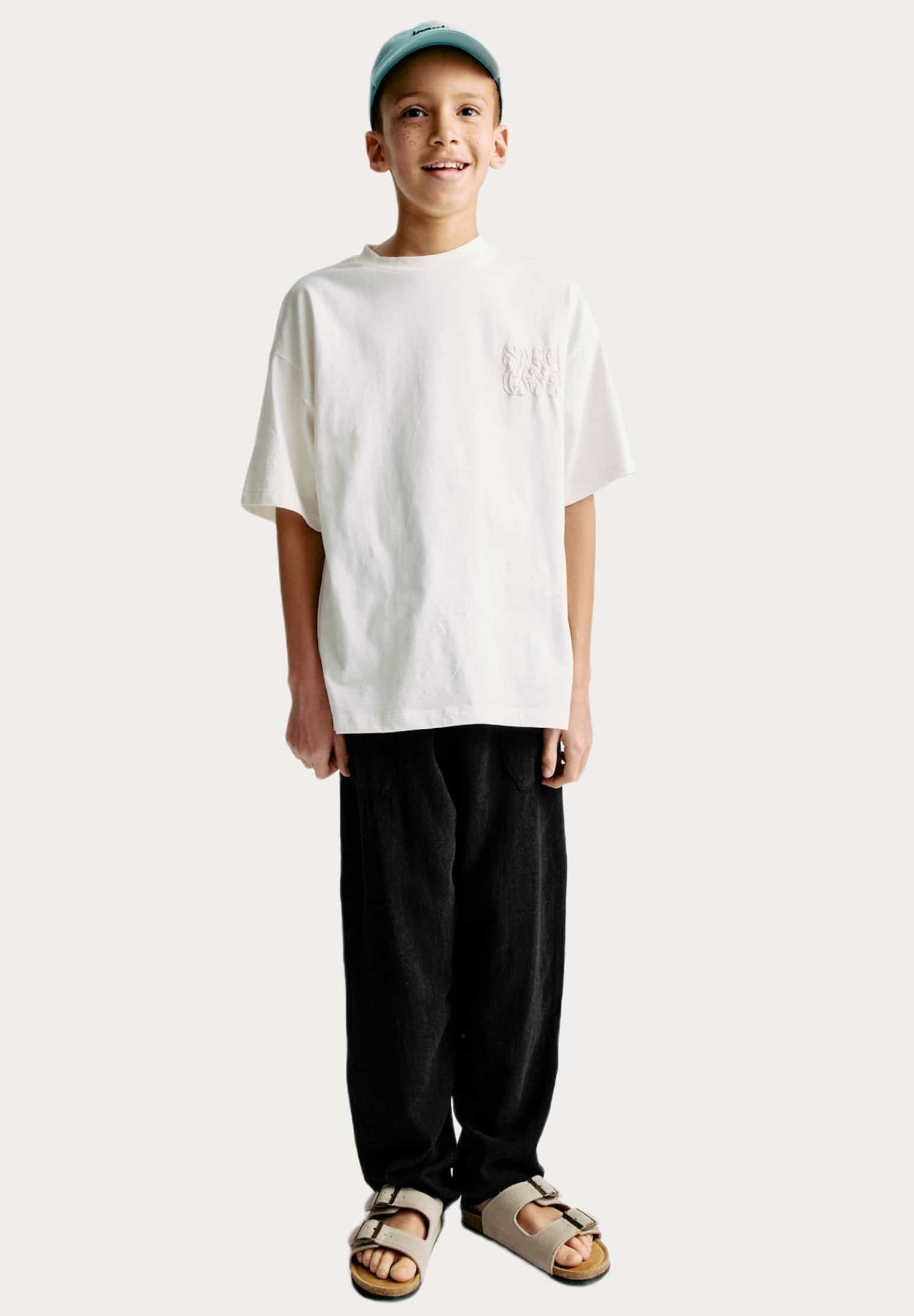 شلوار کتان پسرانه 30432 سایز 6 تا 16 سال مارک M&S