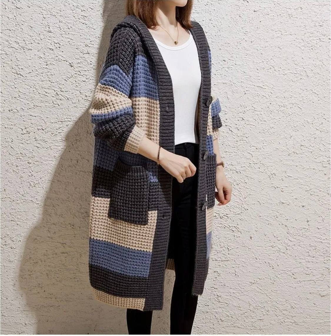 مانتو بافت زنانه کد 419266