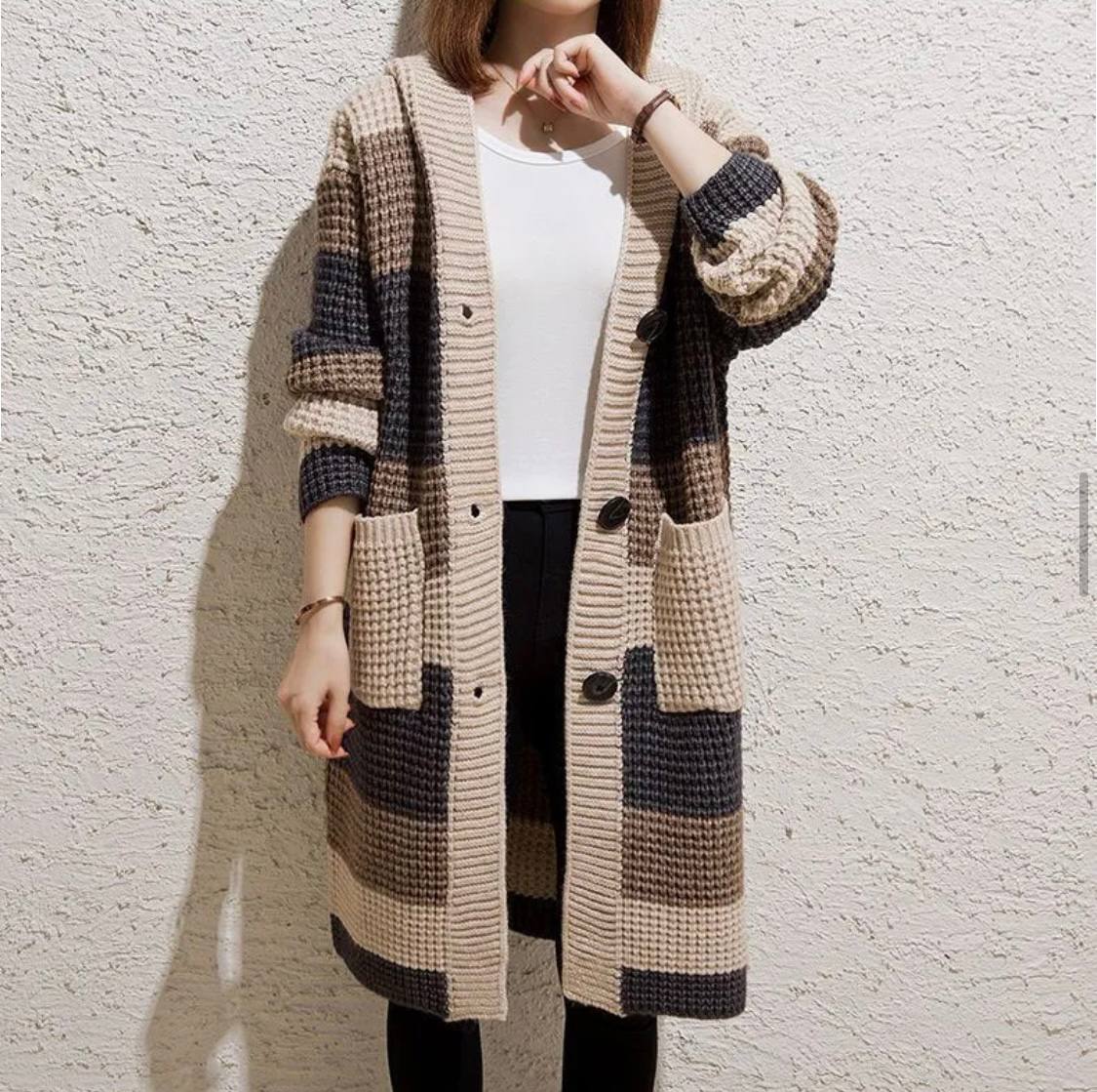 مانتو بافت زنانه کد 419266