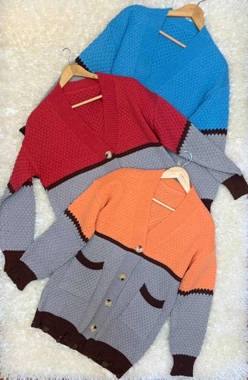 مانتو بافت زنانه کد 419270