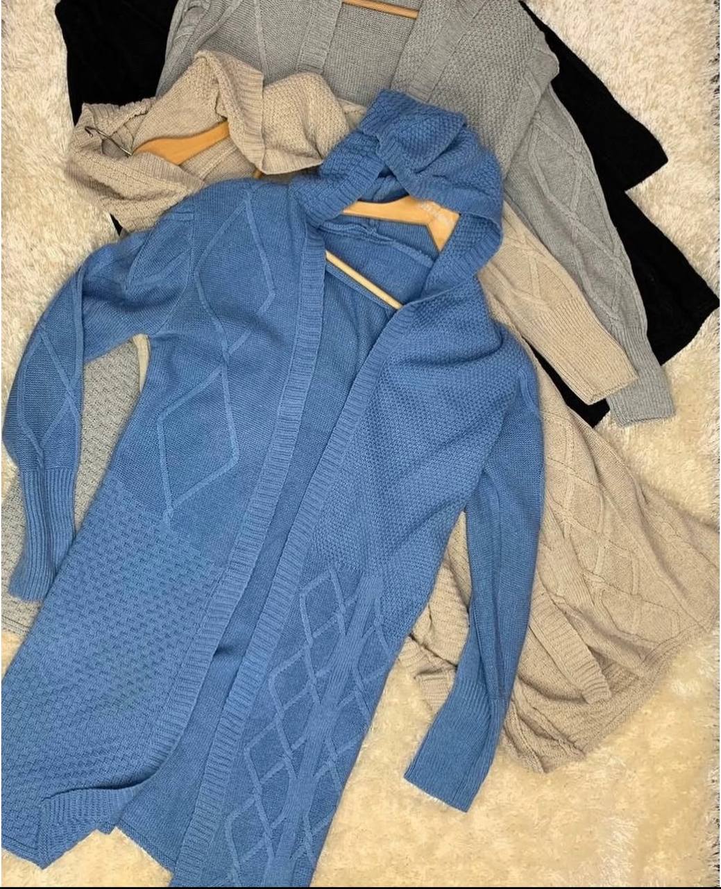 مانتو بافت زنانه کد 419276