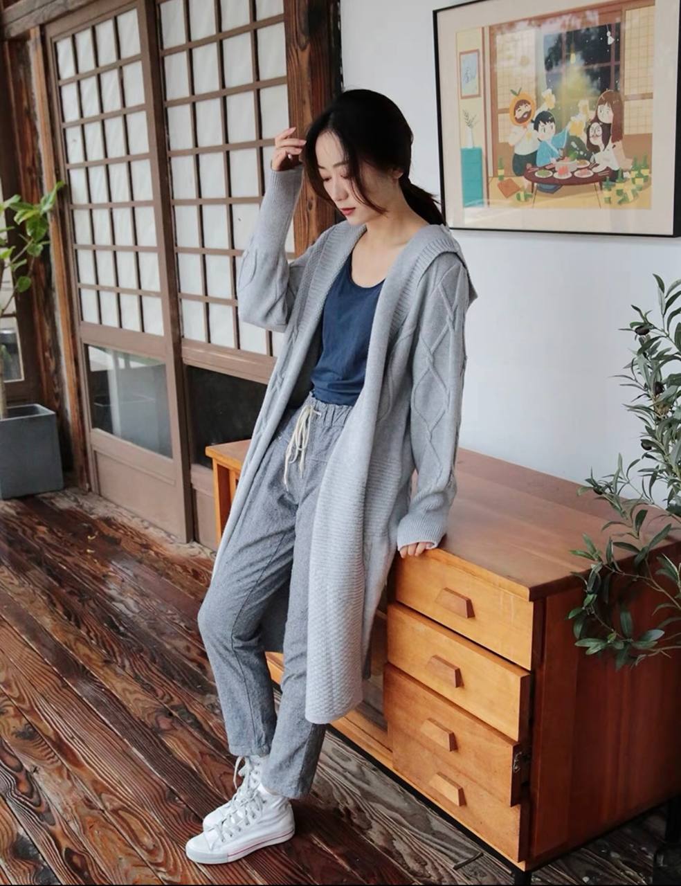 مانتو بافت زنانه کد 419276