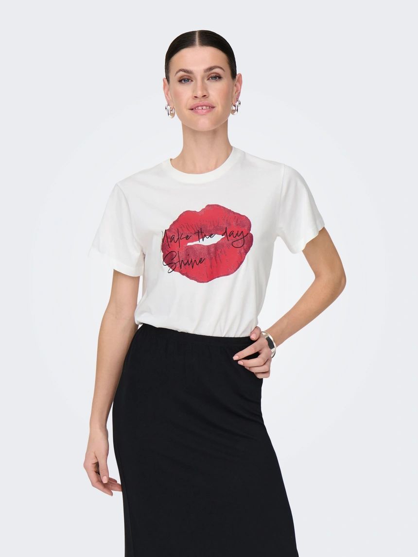 تی شرت زنانه 30395 کد 2 مارک JDY